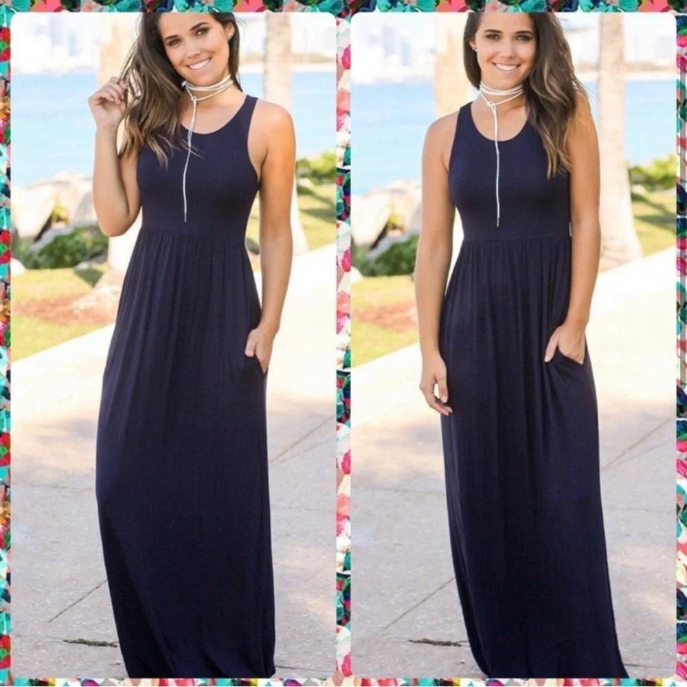 Hidden Pocket Maxi Dress - Picture 3 of 4